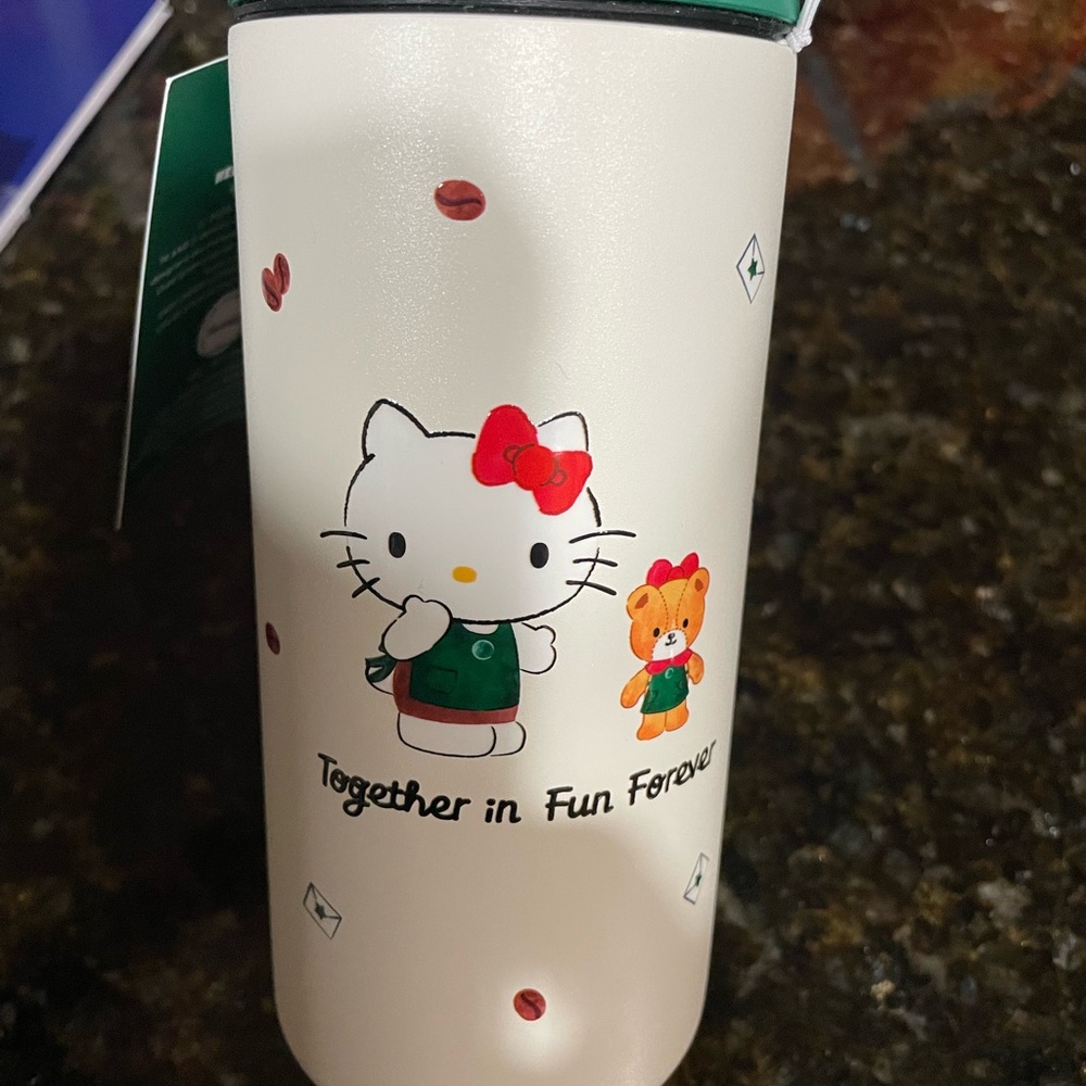 Hello Kitty x Starbucks Tumbler Lid with Logo